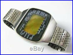 Vintage 70s SEIKO Pan AM M158 5000 LC Quartz LCD Digital Watch Parts Repair
