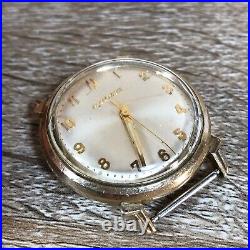 Vintage Accutron by Bulova Mens Gold Tone M7 Watch Parts Or Repair