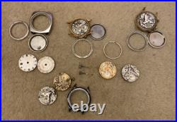 Vintage Alarm Manual Wrist Watches For Parts Repair Swiss Made