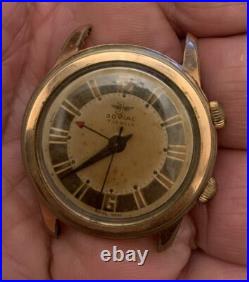 Vintage Alarm Manual Wrist Watches For Parts Repair Swiss Made
