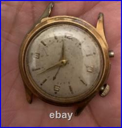 Vintage Alarm Manual Wrist Watches For Parts Repair Swiss Made