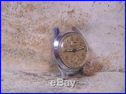 Vintage Alsta 17 Jewel Venus 203 Triple Date Calendar Watch for Parts/Repair
