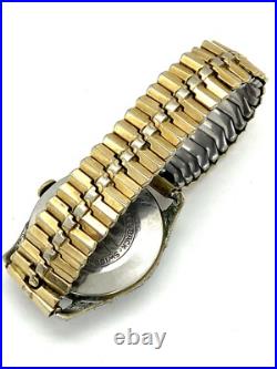 Vintage Alsta 17J Triple Date Wrist Watch For Parts / Repair