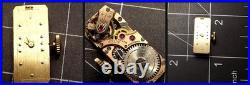 Vintage Altair 17 Jewel Swiss Watch Movement 14K Gold Dial Parts Repair