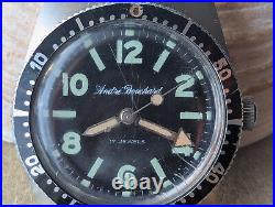 Vintage Andre Bouchard All SS French Diver withCountdown Bezel FOR PARTS/REPAIR Vintage Andre Bouchard All SS French Diver withCountdown Bezel FOR PARTS/REPAIR