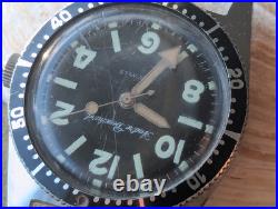 Vintage Andre Bouchard All SS French Diver withCountdown Bezel FOR PARTS/REPAIR Vintage Andre Bouchard All SS French Diver withCountdown Bezel FOR PARTS/REPAIR