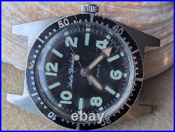 Vintage Andre Bouchard All SS French Diver withCountdown Bezel FOR PARTS/REPAIR Vintage Andre Bouchard All SS French Diver withCountdown Bezel FOR PARTS/REPAIR