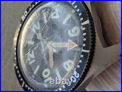 Vintage Andre Bouchard All SS French Diver withCountdown Bezel FOR PARTS/REPAIR Vintage Andre Bouchard All SS French Diver withCountdown Bezel FOR PARTS/REPAIR