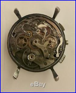 Vintage Angelus Chronograph Cal 215 Spider Lugs Parts/Repair