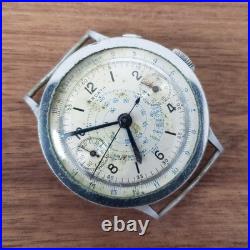 Vintage Ardath Chronograph Watch 37mm One Button Landeron Hahn, For Parts/Repair Vintage Ardath Chronograph Watch 37mm One Button Landeron Hahn, For Parts/Repair