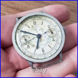 Vintage Ardath Chronograph Watch 37mm One Button Landeron Hahn, For Parts/Repair Vintage Ardath Chronograph Watch 37mm One Button Landeron Hahn, For Parts/Repair