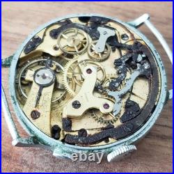 Vintage Ardath Chronograph Watch 37mm One Button Landeron Hahn, For Parts/Repair Vintage Ardath Chronograph Watch 37mm One Button Landeron Hahn, For Parts/Repair