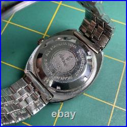 Vintage Aroma Bull Dog Automatic For Parts Or Repair Watch Stainless 118