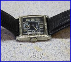 Vintage Art Deco Mens Bulova Wrist Watch (for Parts Or Repair)