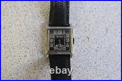 Vintage Art Deco Mens Bulova Wrist Watch (for Parts Or Repair)