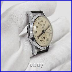 Vintage BRITIX Month Triple Date Calendar Watch 17 Jewels Rare For Parts/Repair