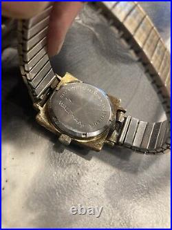 Vintage BULOVA sea king men automatic watch DAY/DATE Runs, Waltham Parts, Repair