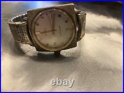 Vintage BULOVA sea king men automatic watch DAY/DATE Runs, Waltham Parts, Repair