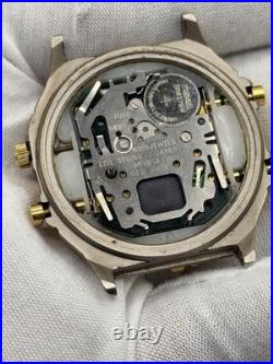 Vintage Baylor Alarm Chrono Watch (For Parts / Repair) Untested