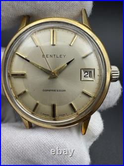 Vintage Bentley Compressor Piepan Swiss Watch ETA 2408 Restore /Parts / Repair