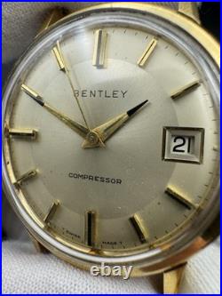 Vintage Bentley Compressor Piepan Swiss Watch ETA 2408 Restore /Parts / Repair