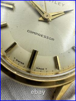 Vintage Bentley Compressor Piepan Swiss Watch ETA 2408 Restore /Parts / Repair