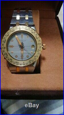 Vintage Breitling Geneve Tabarly 80770 Men's Quartz Watch for Part & Repair