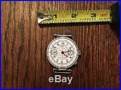 Vintage Breitling MONTBRILLANT CHRONOGRAPH Watch for Parts or Repair