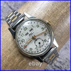 Vintage Britix Women Two Tone Mechanical Wind For Watch Parts Or Repair Only