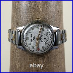 Vintage Britix Women Two Tone Mechanical Wind For Watch Parts Or Repair Only