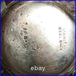 Vintage Britix Women Two Tone Mechanical Wind For Watch Parts Or Repair Only