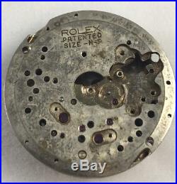Vintage Bubble Back Oyster Perpetual Rolex Automatic Movement For Parts/Repair