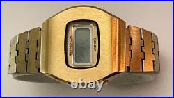 Vintage Bulova AccuQuartz Watch 10k R. G. P Back 2260 Bulova lcd REPAIR OR PARTS