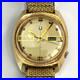 Vintage Bulova Accutron N4 1974 Day Date 10k GF Watch Parts Repair Speidel Band