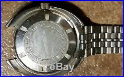 Vintage Bulova Snorkel oceangrapher 666ft diver mens watch parts or repair