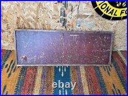 Vintage Bulova Watch Repair Parts Original Jewelers Wooden Box Vials