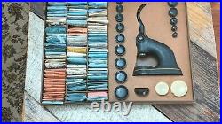 Vintage Bulova Waterproof Crystal Case Press Tool Parts Kit Watch Repair