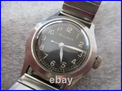 Vintage Bulova Ww2 Hack Mens Us Military Mechanical Watch 10 Ak -parts/repair