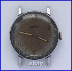 Vintage Buren WWII Military Watch Swiss 30mm Parts Repair Not Working Vintage Buren WWII Military Watch Swiss 30mm Parts Repair Not Working