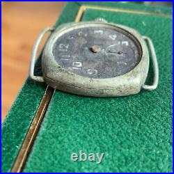 Vintage CYMA Trench WWI Wire Lugs Wristwatch PARTS / REPAIR #2