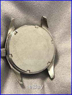 Vintage Caravelle 666 Feet Stainless Steel Diver Diving Watch Parts Or Repair