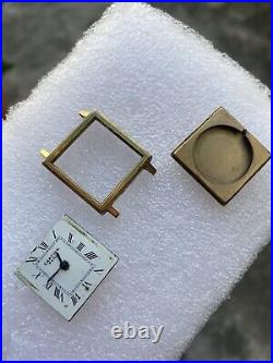 Vintage Cartier Paris Square 22.8mm Manual Wind, Only For Parts Or Repair. READ