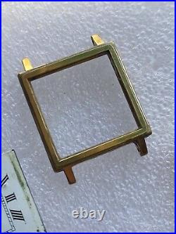 Vintage Cartier Paris Square 22.8mm Manual Wind, Only For Parts Or Repair. READ