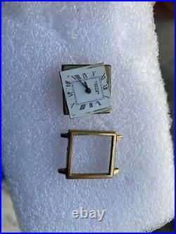 Vintage Cartier Paris Square 22.8mm Manual Wind, Only For Parts Or Repair. READ