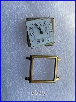 Vintage Cartier Paris Square 22.8mm Manual Wind, Only For Parts Or Repair. READ