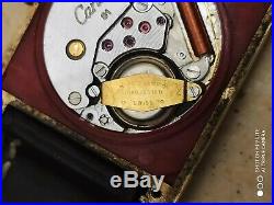 Vintage Cartier vermeil tank quartz ladies wrist watch for parts or repair