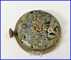Vintage Chronograph Watch Lot, For Parts or Repair, Valjoux, Landeron, Etc