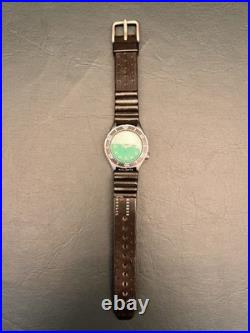 Vintage Citizen Blue Dial Quartz Diver 200M 33mm 2031-204140Y For Parts/Repair