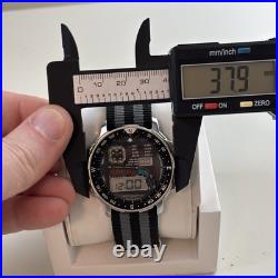 Vintage Citizen Men D060-086953 Quartz Digital Windsurfer FOR PARTS OR REPAIR