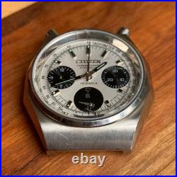 Vintage Citizen Panda Bullhead Chronograph 67-9356 Stainless Steel Parts Repair